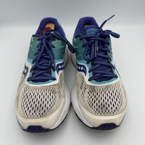 Saucony Ride 10 Womens Running Sneakers Shoes S10373-3 Size 9 Teal Purple White